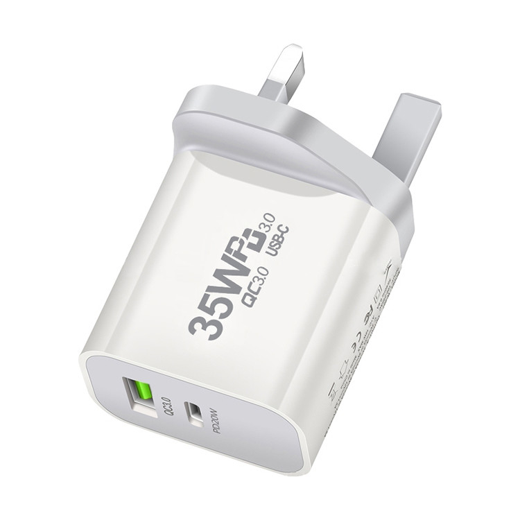 USB C Portable Phone Charger 35w Fast Charging Adapter Chargers for Cell Phone Fast Charge