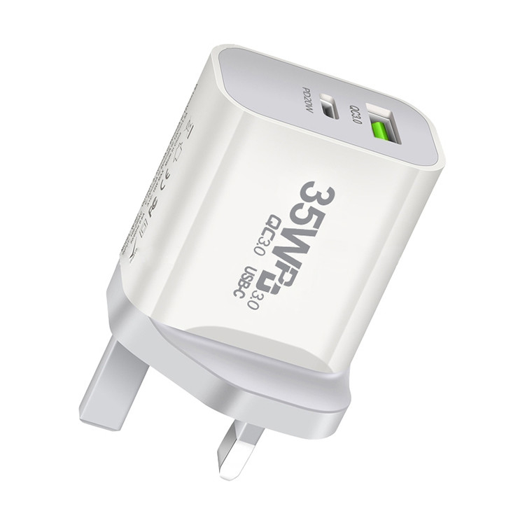 USB C Portable Phone Charger 35w Fast Charging Adapter Chargers for Cell Phone Fast Charge