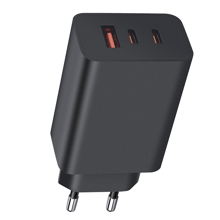 Best Selling Product GaN 65w Pd Charger With Quick Adapter Portable Fast Charger Dual USB A+C Port